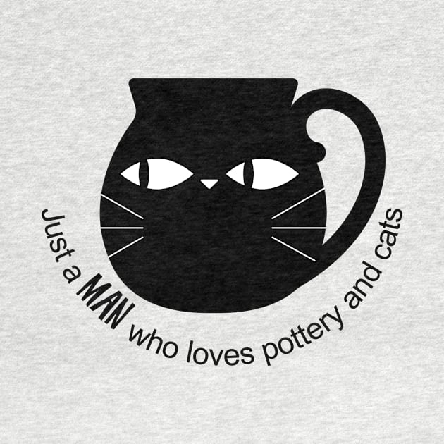 Just a man who loves pottery and cats by Teequeque